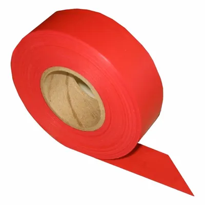 DISASTER MANAGEMENT SYSTEMS Triage Tape: Red, (1) 300 ft Ribbon Roll - Ribbons for Triage