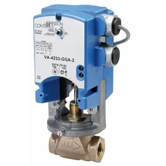Fail-safe globe valve actuator for VG7000 series valves. Operates on 24V AC/DC power. Used in HVAC and fluid-control systems to modulate or open/close valves for precise flow regulation, with fail-safe positioning during power loss.