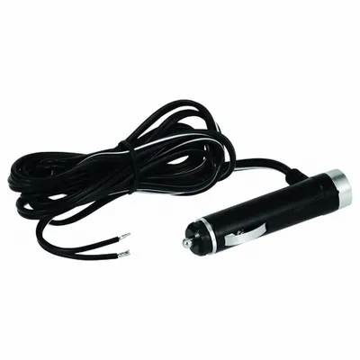 BELL 12V Auxiliary Plug with 8 ft Cord and 5A Fuse, Silver (39047-8) - Replacement 12V Auxiliary Plugs