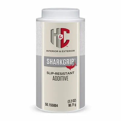 H&C Anti-Slip Additive: Clear, Interior, 3.2 oz Container - Floor Chips & Flakes