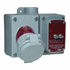 This 2-gang GFCI receptacle provides ground-fault protection for personnel in wet or hazardous locations. Rated 125V AC, 20 A, with a 5-20R configuration, it is suitable for industrial and commercial electrical systems.