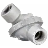 This swivel elbow is made of electroplated iron with female NPT threads on both ends. It is used to connect rigid metal conduit or IMC at a 90-degree angle in electrical installations. The swivel design aids alignment in confined spaces