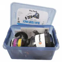 Full Face Respirator Kit: Silicone, Snap-In Gasket, M Mask Size, Nylon, Cartridges Included, SR 200 (MPN Pro Pack SR 200)