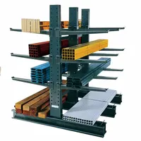 JARKE Cantilever Rack: Starter, Heavy-Duty, 81 1/2 in x 81 1/2 in x 10 ft, Straight Arm (MPN DC-10J)