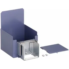 NEMA 1 enclosure kit for FUJI ELECTRIC FRENIC-Mini series AC drives. Provides protective housing for indoor installations requiring NEMA 1-rated protection against dust and incidental contact.