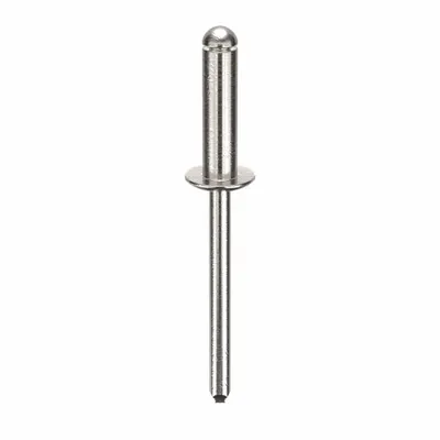 OEM Large Flange Blind Rivet, 0.188 in Dia, 1.9 in L, 250 PK - Large Flange Blind Rivets