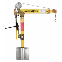 OZ LIFTING PRODUCTS Davit Crane Kit: Composite, Manual, 1,200 lb Max. Load Capacity, 0 in to 55 ft (MPN OZ1200DAV-SP3)