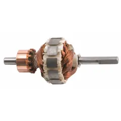 Replacement armature for MASTER APPLIANCE HG-302A heat gun. This rotating core component drives the fan to generate airflow for heating applications in maintenance and repair tasks.