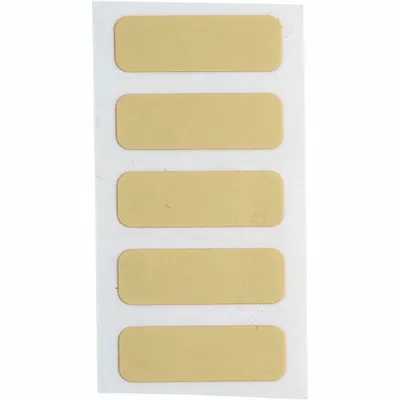 BRADY Pre-Cut Label Stock Roll: 1/4 in x 3/4 in, 61/64 in x 1/4 in, Polyimide - Brady Precut Label Rolls