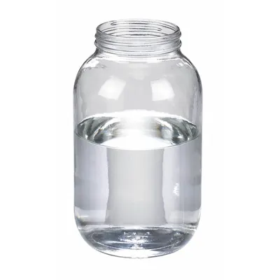 WHEATON Bottle: 2 L - Clear Wide Mouth Round Glass Lab Bottles
