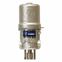 This GRACO stub pump is a fluid supply piston drum pump with a 10:1 ratio and maximum flow rate of 3 gpm. It is designed for transferring fluids from drums in industrial fluid supply systems, such as lubricants, coatings, and adhesives.