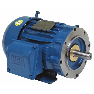 WEG General Purpose Motor: Rigid Base Mount, Totally Enclosed Fan Cooled, 25 hp - Rigid Base 3-Phase General Purpose AC Motors