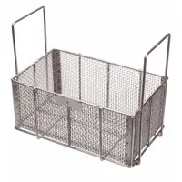 MARLIN STEEL WIRE PRODUCTS Parts Washer Basket: Rectangular, Stainless Steel, Silver, 9 in Basket Wd (MPN 00-00368188-38)