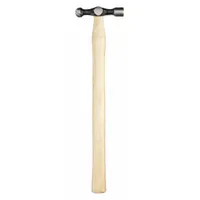 Ball Peen Hammer: Wood, Steel, 48 oz Head Wt, 45 mm Face Dia, 16 in Overall Lg, Plain Grip (MPN 6DWN7)