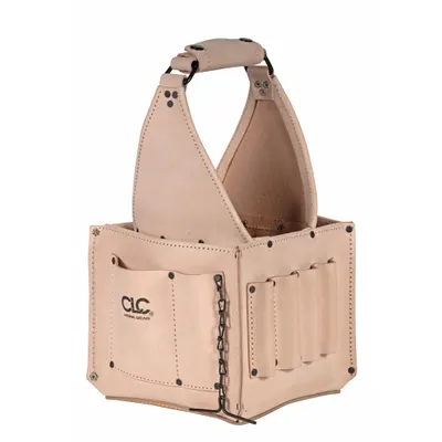 CLC Leather Tool Tote, Tan, 17 Pockets, 526 - Leather Tool Totes