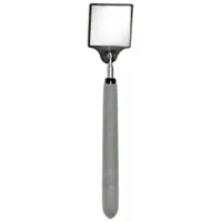 MAG-MATE Inspection Mirror: 2 in L x 2 in W Mirror Size, Mirr. Mat. Acrylic, Mirr. Shp. Square (MPN 312A)