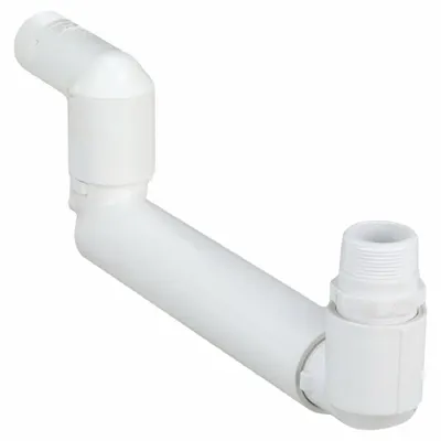 LASCO P-Trap: Schedule 40, PVC, 1 1/4 in x 1 1/4 in Size, Threaded x Threaded - Schedule 40 Pipe Fittings