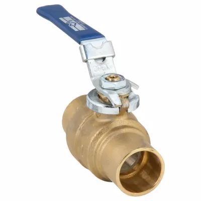 MILWAUKEE VALVE 1" BA-485BLL Brass Full Port Ball Valve - Brass Ball Valves