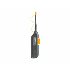 One-push rotating-tip cleaner for LC/MU and angled fiber optic connectors. Features static-free housing and cleaning cloth. Provides 350 cleaning cycles. Used for cleaning connector end faces in fiber optic networks.
