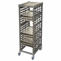 CAMBRO Bun Pan/Sheetpan Rack: 20 Slots, 3 in Betw Shelves, 350 lb Capac, 25 1/2 in Wd, 72 3/8 in Ht (MPN UPR1826FP20100)