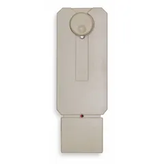 This Dayton thermostat is designed for unit mounting on electric baseboard heaters. It features a mechanical selector dial for adjusting temperature from 40° to 100°F. The 2-pole design operates at 120/208/240/277V AC. The white housing suits typical residential or light-commercial heating applications.