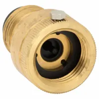 APOLLO Hose Connection Vacuum Breaker,3/4 in: Female GHT x Male GHT, For Water Media, 33°F – 180°F (MPN 38LF414AS)