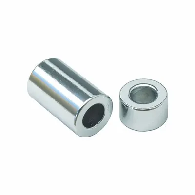 OEM APPROVED VENDOR Chrome Spacer: 5/8 in Screw Size - Steel Spacers