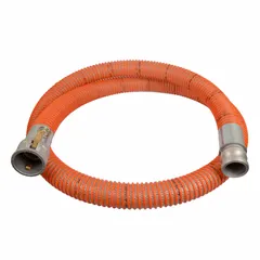 This PVC water suction and discharge hose assembly features synthetic braid and PVC helix reinforcement for flexibility and strength. With a 1-1/2 in inside diameter and 10 ft length, it is rated for 110 psi and operates from -13° to 140°F. Suitable for water transfer in general industrial, agricultural, and construction applications.