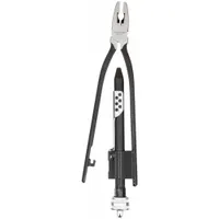 Safety Wire Twister Plier: 10 1/2 in Overall Lg, Plain Grip, For 0.04 in Max Wire Dia, Manual, CW