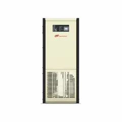 This cycling refrigerated compressed air dryer removes moisture from compressed air systems to achieve ISO Class 4 air quality. It operates at 200 cfm with a 39°F dew point, powered by 230V AC and featuring 1 1/2 in FPT connections. Suitable for industrial applications requiring dry, clean air to prevent corrosion and equipment damage.