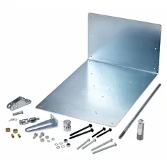 Mounting kit for M9000 series actuators, includes die cast crank arm with #12-24 thread size. Used to mount actuators to valves or damper linkages in HVAC systems.
