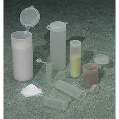 APPROVED VENDOR Sample Vial, LDPE, 2.5 mL, 14 mm Body Dia, Non-Sterile, Round, Self-Standing, with Closure (226245-02)