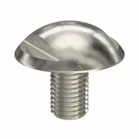 Machine Screw: M6x1.00 Thread Size, 10 mm Lg, Truss Head, Spanner, 316, Stainless Steel, Plain (MPN K1329.06X10)