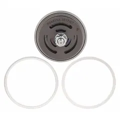 This valve kit includes a gasket and is used as a replacement component in air compressor systems. It is compatible with SPEEDAIRE models 1WD30, 1WD36, 1WD37, 1WD38, 1WD40, 1WD44, and R70A.