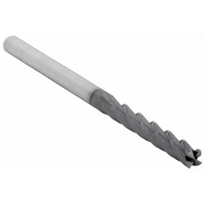 WIDIA HANITA Corner Chamfer End Mill: Carbide, TiAlN Coated, 4 Flute, 8 mm Mill Dia - General Purpose Carbide Corner-Chamfer End Mills