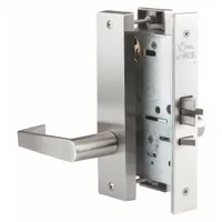 PDQ Door Lockset: Privacy Lever Locksets, Stainless Steel, ADA Compliant, LFIC (MPN MR176PJEJ630RHCLDSCC)