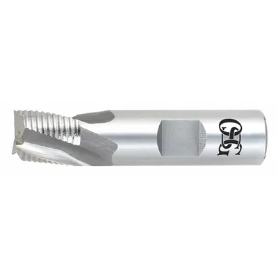 OSG Roughing End Mill: Cobalt, 3 Flute, Fine Pitch, 1" Mill Dia, 1" LOC - General Purpose Cobalt Roughing End Mills
