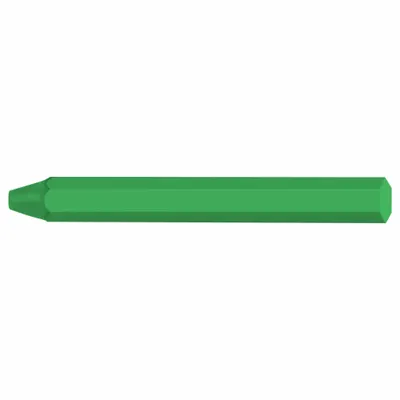 MARKAL Wax Lumber Crayon, 11/16 in Tip Width, Medium, Green, 40°F to 70°F - Wax Lumber Crayons