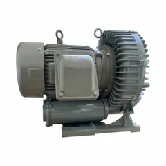 This 1-stage regenerative blower delivers a maximum operating pressure of 191 in wc. It operates on 230/460V AC three-phase power and features female NPT connections. Typical applications include pneumatic conveying, aeration, and vacuum lifting.