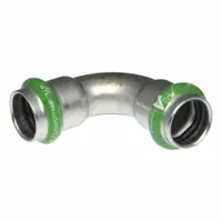APOLLO Crimp Elbow Fitting: 3/4 in Pipe x 3/4 in Pipe Size, Press-fit x Press-fit, EPDM, SmartPress (MPN 123456956)