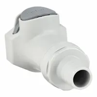 Quick Connection Coupling: Straight, 3/4 in ID Size, Barbed x Barbed, Polypropylene, Gray (MPN HFC171212)