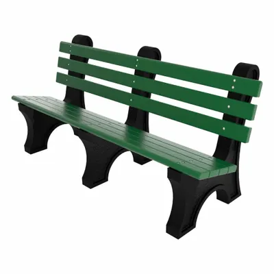ULTRASITE Comfort Park Avenue Vandal Resistant Resinwood Bench - Vandal Resistant Resinwood Benches