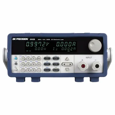 B&K PRECISION Electronic Load: 0 V to 500 V, 15 A Max Measurable Current, 300 W Power - Electronic Loads