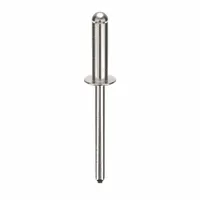 Blind Rivet,1 41/42" L,0.183" dia,PK250: Inch, 1 31/32 in Overall Lg, 43/64 in Body Lg, Dome, 250 PK (MPN AD68ABS200)
