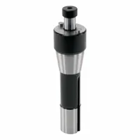 This R8 taper shell mill holder features a 1/2 in pilot and 1.57 in projection. It includes coolant-through capability for efficient chip evacuation and heat reduction during milling operations. Suitable for use in machining centers and milling machines to securely hold shell mills