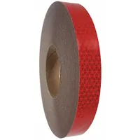 Reflective Tape: Red, 1 in Wd, 50 yd Lg, Acrylic (MPN 22044)