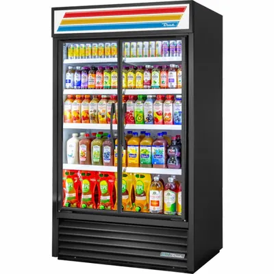 TRUE REFRIGERATION TVM-48-HC~VM01 Glass Door Refrigerator Merchandiser - Glass Door Refrigerator Merchandisers