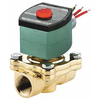 REDHAT Solenoid Valve: 2-Way, Normally Open, 1 in Pipe Size, 24V DC, Watertight, High Flow, NBR Seal (MPN 8210G014 24/DC)