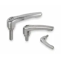 KIPP Adjustable Handle: SS, 5/16"-18 Thread, 60 mm Thread Lg, 80 mm Lg (MPN K0124.3A3X60)