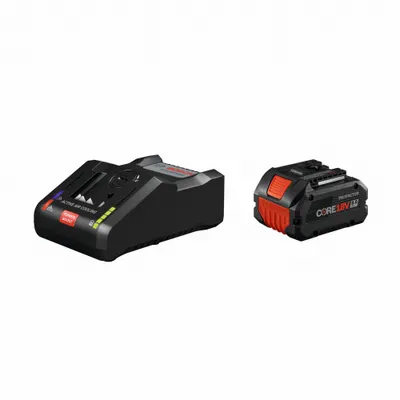 BOSCH GXS18V-16N14 Starter Kit: CORE18V, 8 Ah, Charger Included, 18V DC - Bosch Cordless Tool Batteries